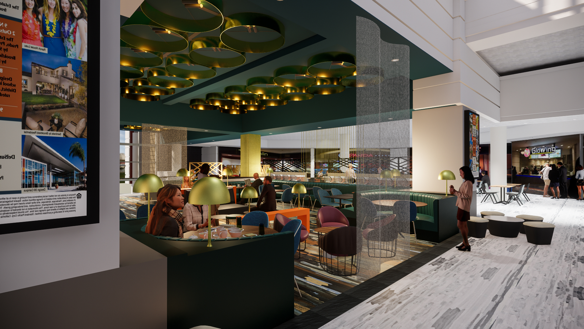 Rendering: Stonestown Galleria Food Court