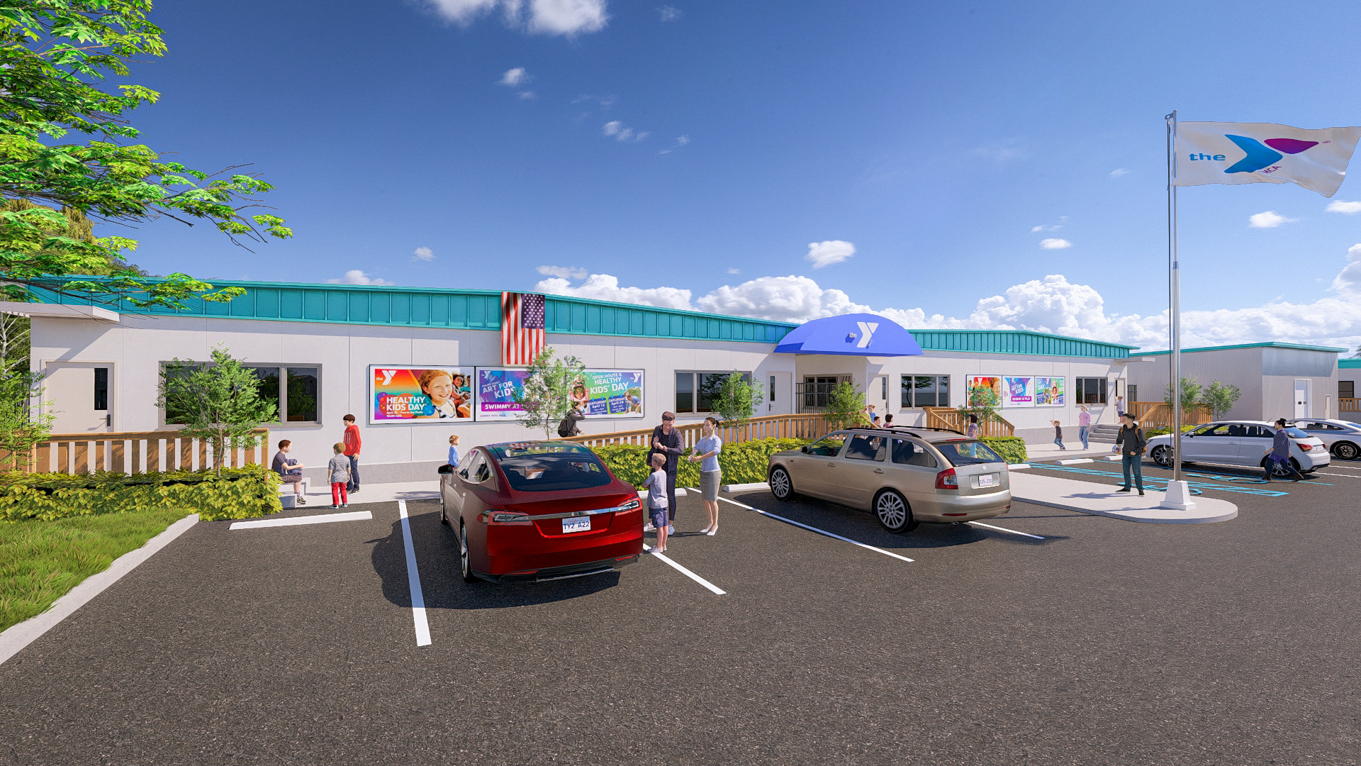 Rendering: Armed Services YMCA Camp Pendleton