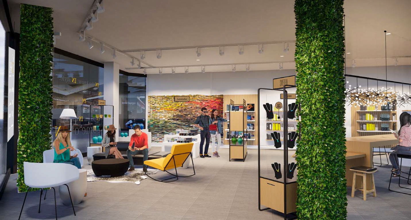 Rendering: Retail Shopping