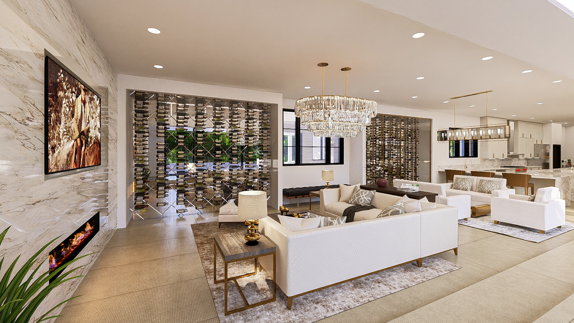 Rendering: Pickens Residence