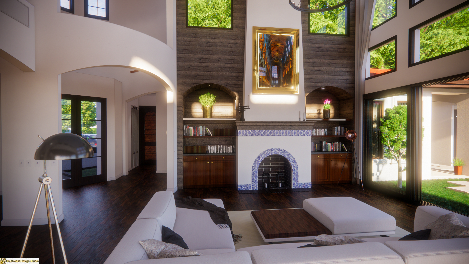 Rendering: Brock Residence Living